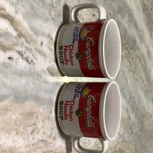 2 Vintage 1997 Campbell soup mugs